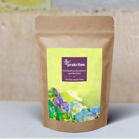 Stiefmütterchenkraut geschnitten