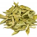 Heap of dried curry leaves