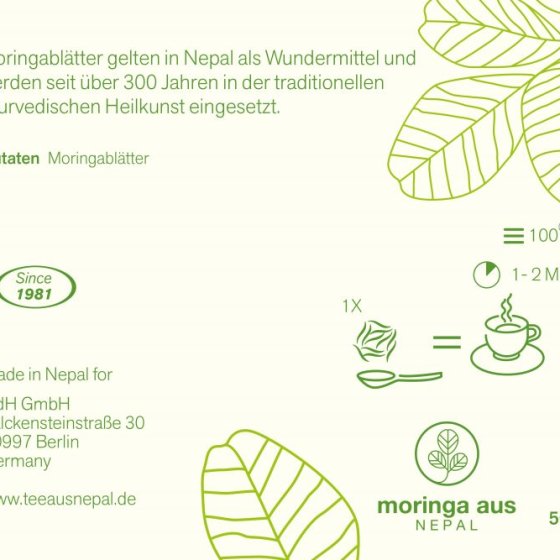 morninga tee aus nepal